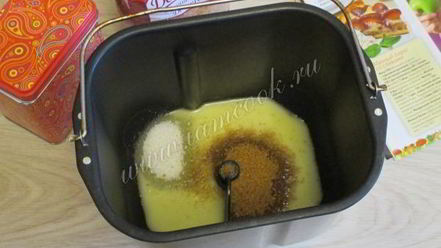 Рецепт манного пирога с фруктами