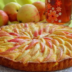 Рецепт Морковна-яблочного пирог Осень