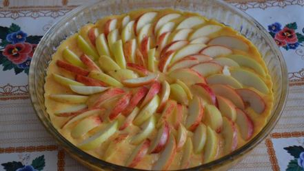 Рецепт морковна-яблочного пирог осень