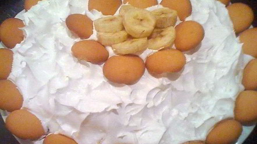 Рецепт пирога-пудинга с бананом