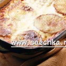 Рецепт Пирога с баклажанами и фаршем