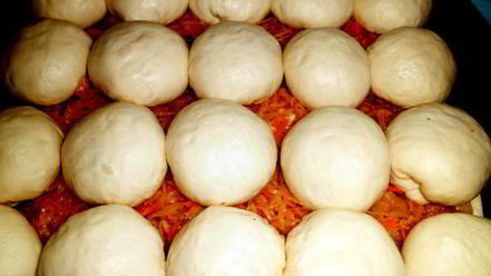 Рецепт пирога с капустой и мясом