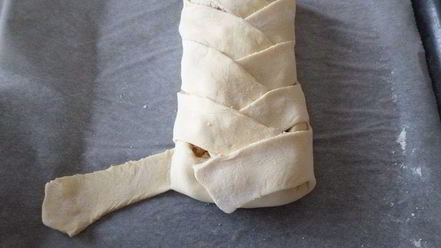 Рецепт пирога с крабовым мясом, яйцом и сыром