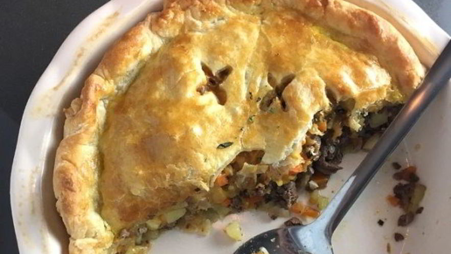 Рецепт пирога с мясом