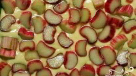 Рецепт пирога с ревенем