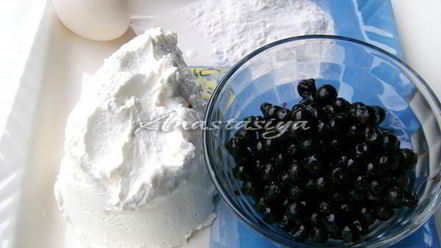 Рецепт пирога с творожной начинкой черничные ночи