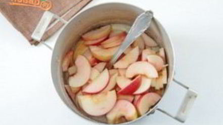 Рецепт пирога с яблоками в сливках