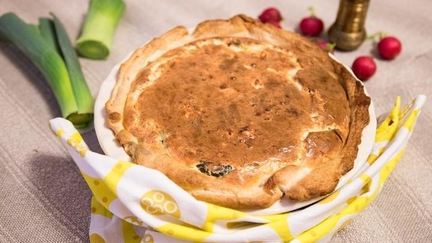 Рецепт Сырного пирога с красной рыбой