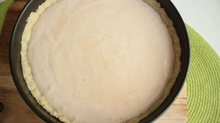 Рецепт творожного пирога с миндалем