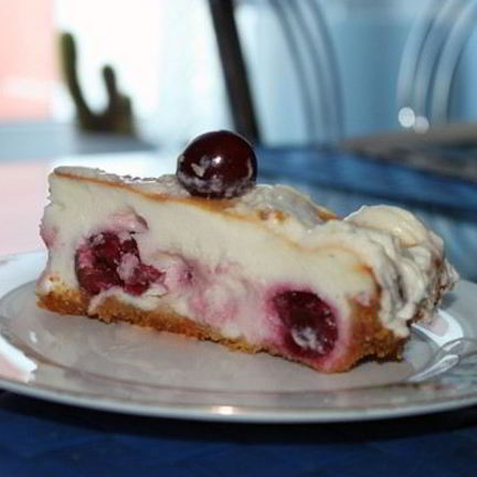 Рецепт Творожного пирога с вишней