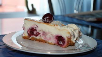 Рецепт Творожного пирога с вишней