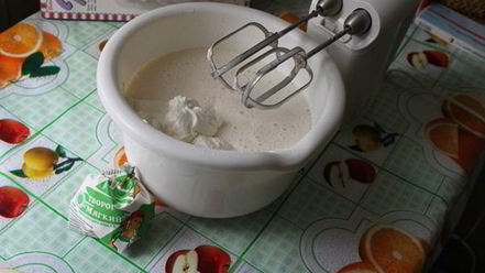 Рецепт творожного пирога с вишней