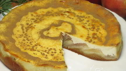 Рецепт Творожного пирога с яблоками