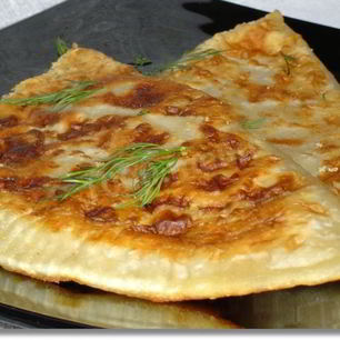 Рецепт Быстрых жареных пирожков с сыром на воде