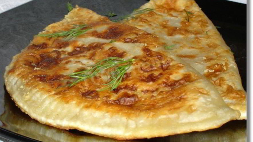 Рецепт быстрых жареных пирожков с сыром на воде