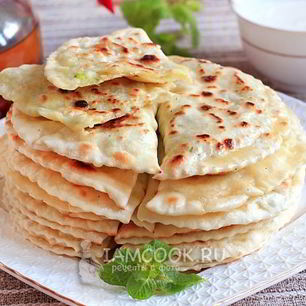 Рецепт Кутабов с картофелем и сыром