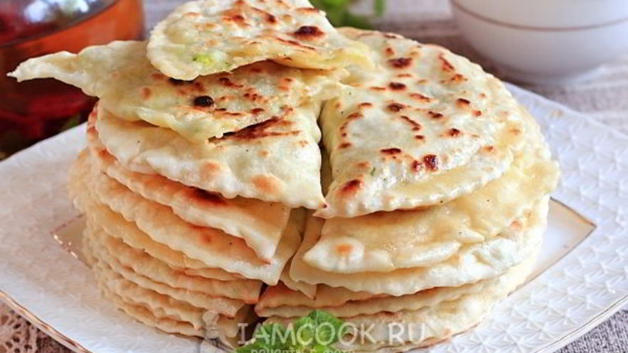 Рецепт кутабов с картофелем и сыром