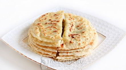 Рецепт кутабов с картофелем и сыром