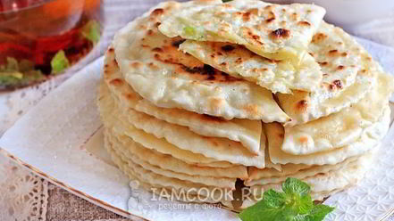 Рецепт кутабов с картофелем и сыром