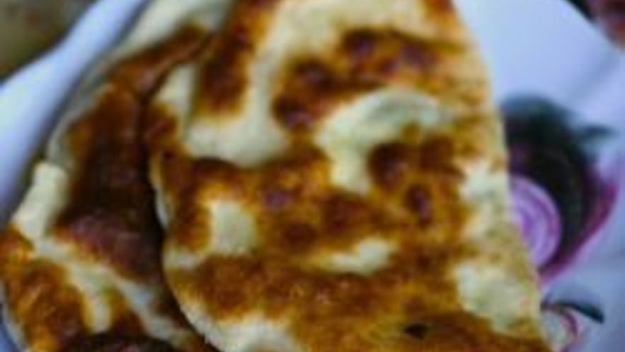 Рецепт кутабов с зеленью