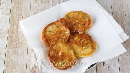 Рецепт ленивых пирожков с яйцом и зеленым луком