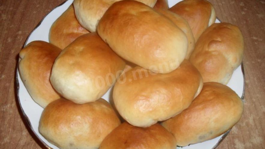 Рецепт пирожков дрожжевых с капустой в духовке