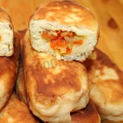 Рецепт Пирожков из теста без дрожжей на сковороде