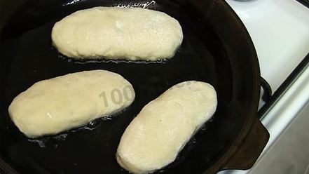 Рецепт пирожков из теста без дрожжей на сковороде