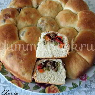 Рецепт Пирожков с фаршем и овощами