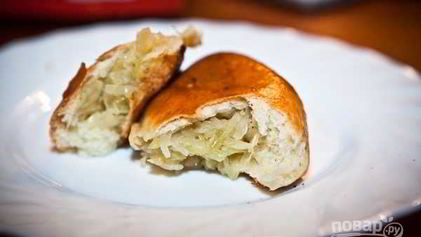 Рецепт Пирожков с капустой печеные