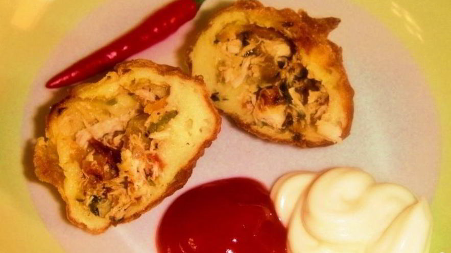 Рецепт пирожков с курицей и картошкой
