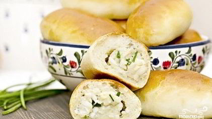 Рецепт Пирожков с рисом и луком