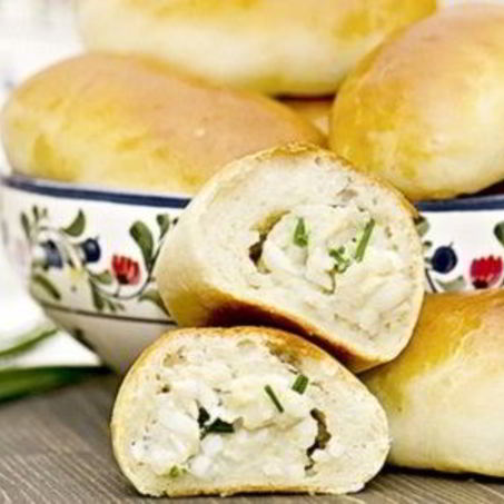 Рецепт Пирожков с рисом и луком