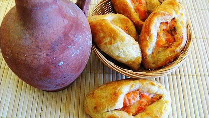 Рецепт Пирожков с семгой