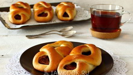 Рецепт пирожков с сушеными яблоками