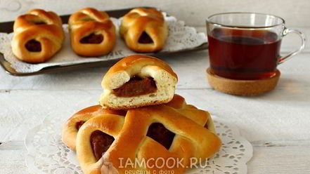 Рецепт пирожков с сушеными яблоками