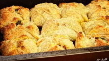 Рецепт слоеных пирожков с овощной начинкой