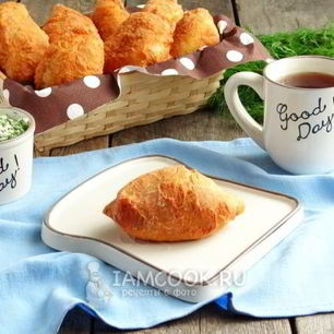 Рецепт Жареных пирожков из творожного теста
