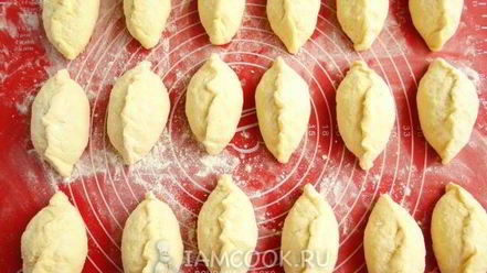 Рецепт жареных пирожков из творожного теста