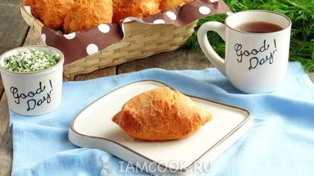 Рецепт жареных пирожков из творожного теста