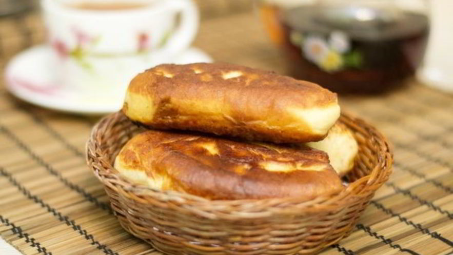Рецепт жареных пирожков с джемом