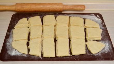 Рецепт жареных пирожков с джемом