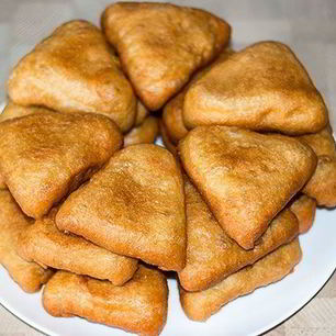 Рецепт Жареных пирожков с картошкой, луком и грибами