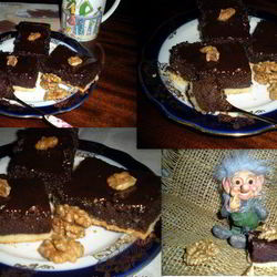 Рецепт Брауни трехслойное