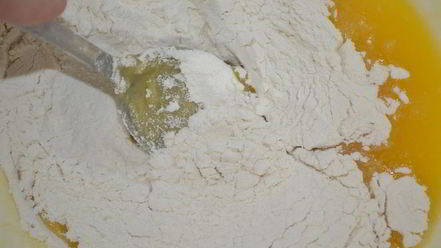 Рецепт двухслойного лимонного пирожного