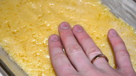 Рецепт двухслойного лимонного пирожного