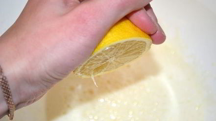 Рецепт двухслойного лимонного пирожного