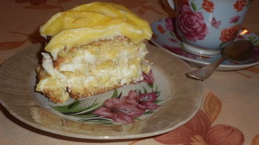 Рецепт лимонного пирожного