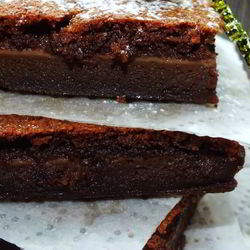 Рецепт Мокрых шоколадных пирожных