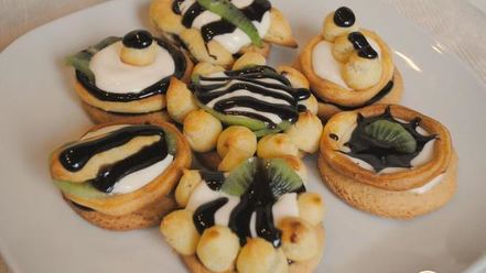 Рецепт нежного пирожного с песочной основой